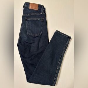 Madewell Dark Wash 10” High-Rise Skinny Jean‎